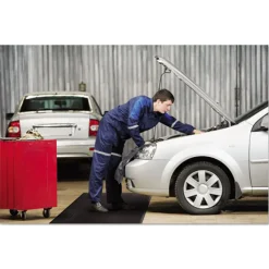 Guardian 24 x 36 Air Step Antifatigue Polypropylene Mat - Black