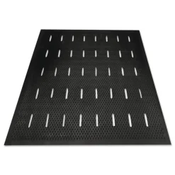Guardian 36 x 48 Free Flow Comfort Utility Floor Mat - Black