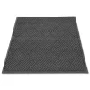 Guardian EcoGuard 36 in. x 48 in. Diamond Floor Mat - Rectangular Charcoal