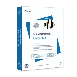 Hammermill 92 Bright 20 lbs. Bond Weight 8.5-in x 11-in Copy Plus Print Paper - White (40/Pallet)