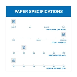 Hammermill 92 Bright 20 lbs. Bond Weight 8.5-in x 11-in Copy Plus Print Paper - White (40/Pallet)