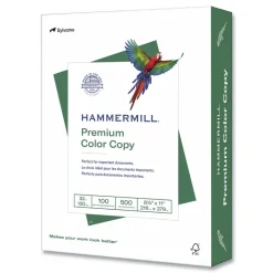 Hammermill 8.5 in. x 11 in. 32 lbs. 100 Bright Premium Color Copy Print Paper - Photo White (1-Pallet)