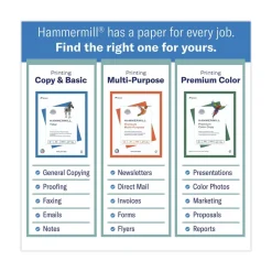 Hammermill Premium Color Copy 28 lbs. 8.5 in. x 11 in. Print Paper - 100 Bright White (500/Ream, 5 Reams/Carton)