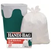 Handi-Bag 23.75 in. x 28 in. 13-Gallon 0.6 mil. Super Value Pack Can Liners - White (600/Carton)