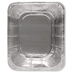 Handi-Foil 2014-50-100 10.31 in. x 12.69 in. x 4.19 in. Aluminum Steam Table Pans (100/Carton)