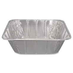 Handi-Foil 2014-50-100 10.31 in. x 12.69 in. x 4.19 in. Aluminum Steam Table Pans (100/Carton)