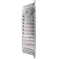 Handi-Foil 4048-35-500 7.88 in. x 7.88 in. x 1.31 in. Aluminum 8 in. Square Cake Pan - Silver (500/Carton)