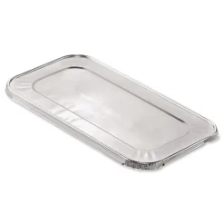 Handi-Foil 6.4 in. x 12.7 in. x 0.5 in. Steam Pan Foil Lids for One-Third Size Pan (200/Carton)