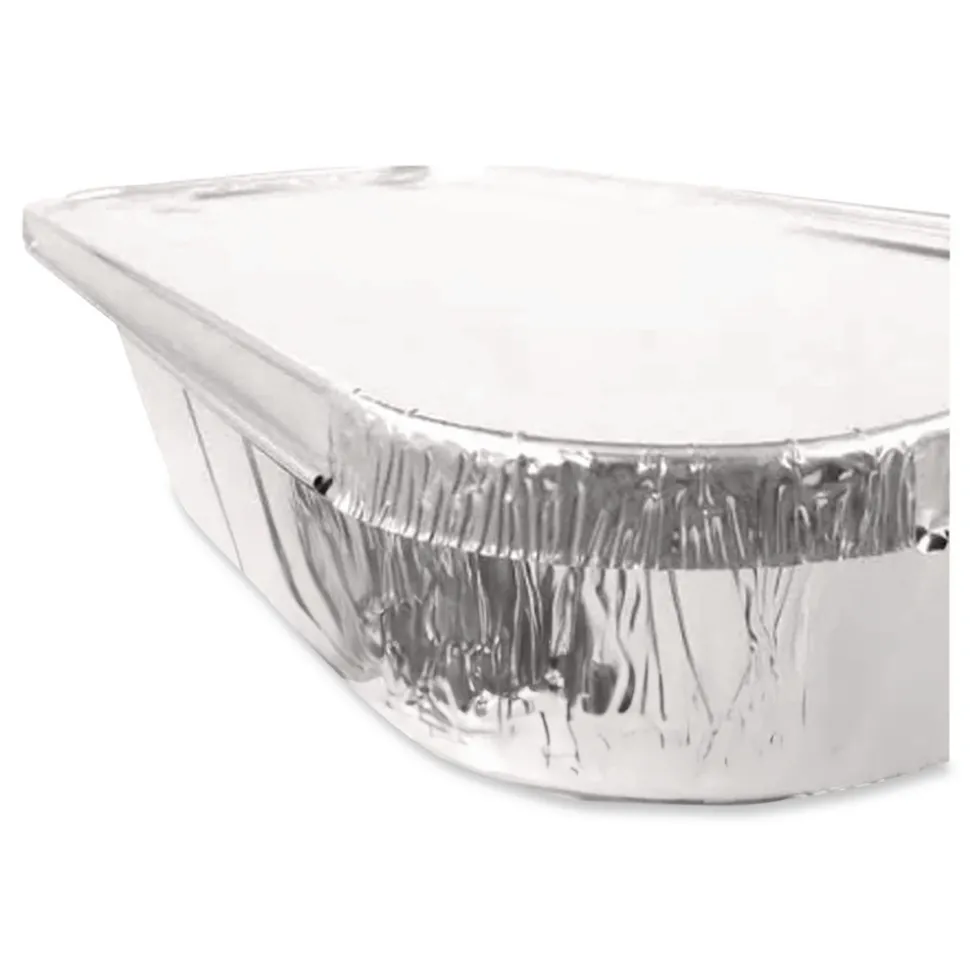 Handi-Foil 6.4 in. x 12.7 in. x 0.5 in. Steam Pan Foil Lids for One-Third Size Pan (200/Carton)