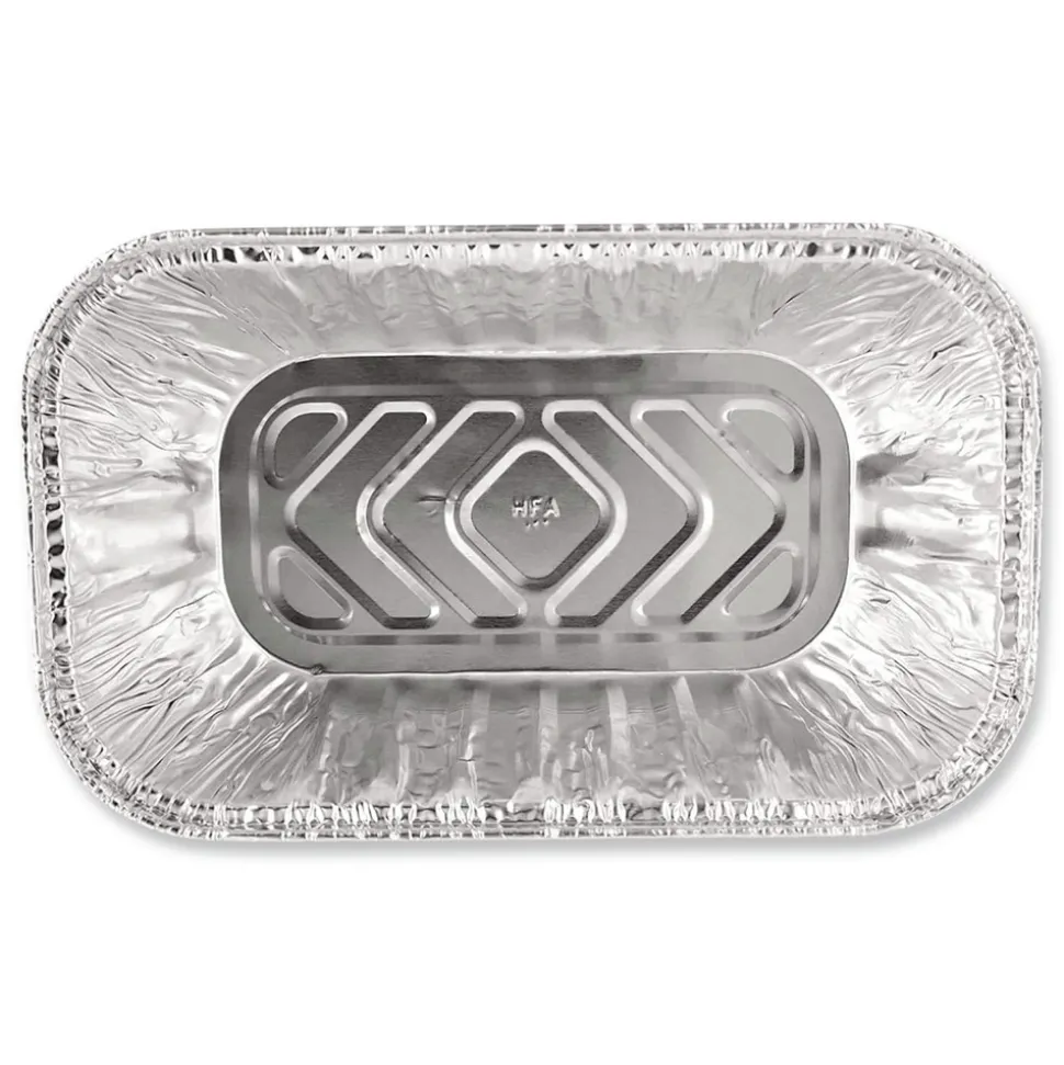 Handi-Foil HFA 31730 5.72 in. x 3.31 in. x 2.03 in. 1 lbs. Capacity Aluminum Baking Pan (200/Carton)