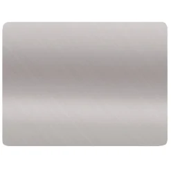 Handi-Foil HFA 4045L 6.25 in. x 8.37 in. Foil Laminated Board Lid for Take Out Containers - White/Silver (500/Carton)