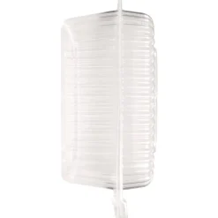 Handi-Foil HFA 6091S-250 8 in. x 3 in. x 8.87 in. 46 oz. Handi-Lock Plastic Food Container - Clear (250/Carton)