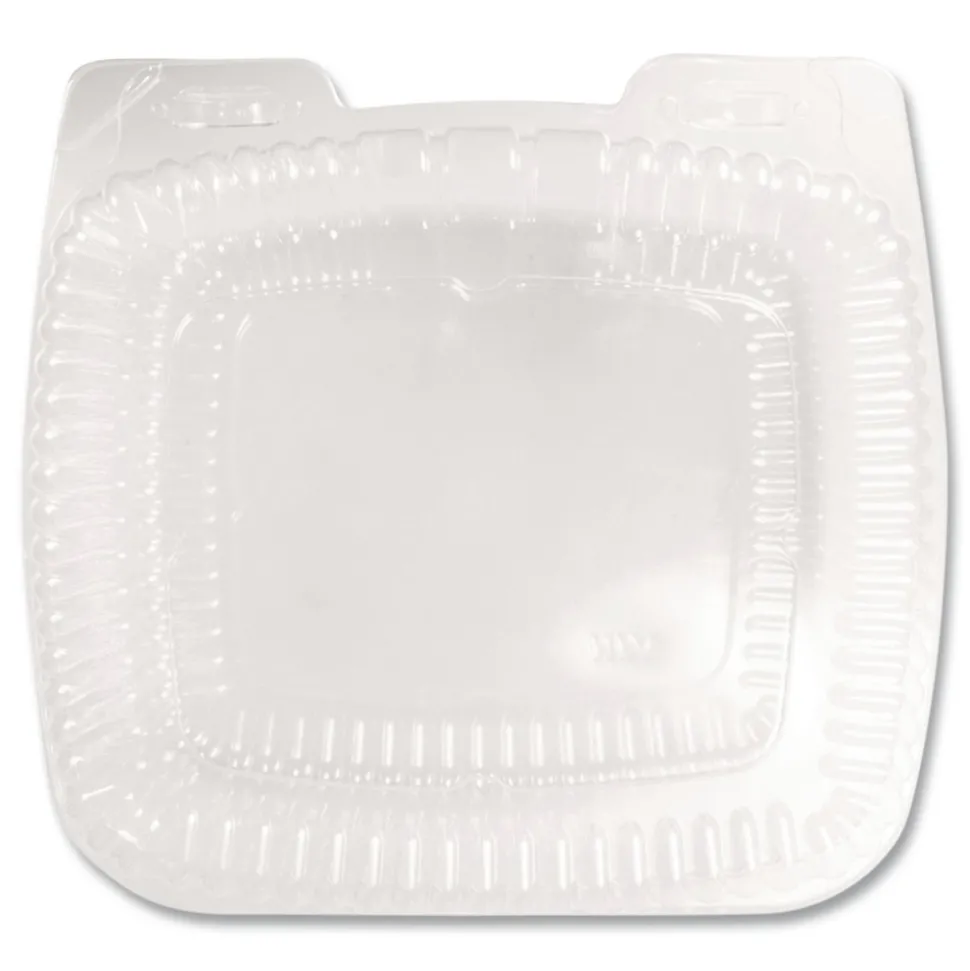 Handi-Foil 6010S-200 8.63 in. x 3 in. x 9 in. 60 oz. Handi-Lock Plastic Food Container - Clear (200/Carton)