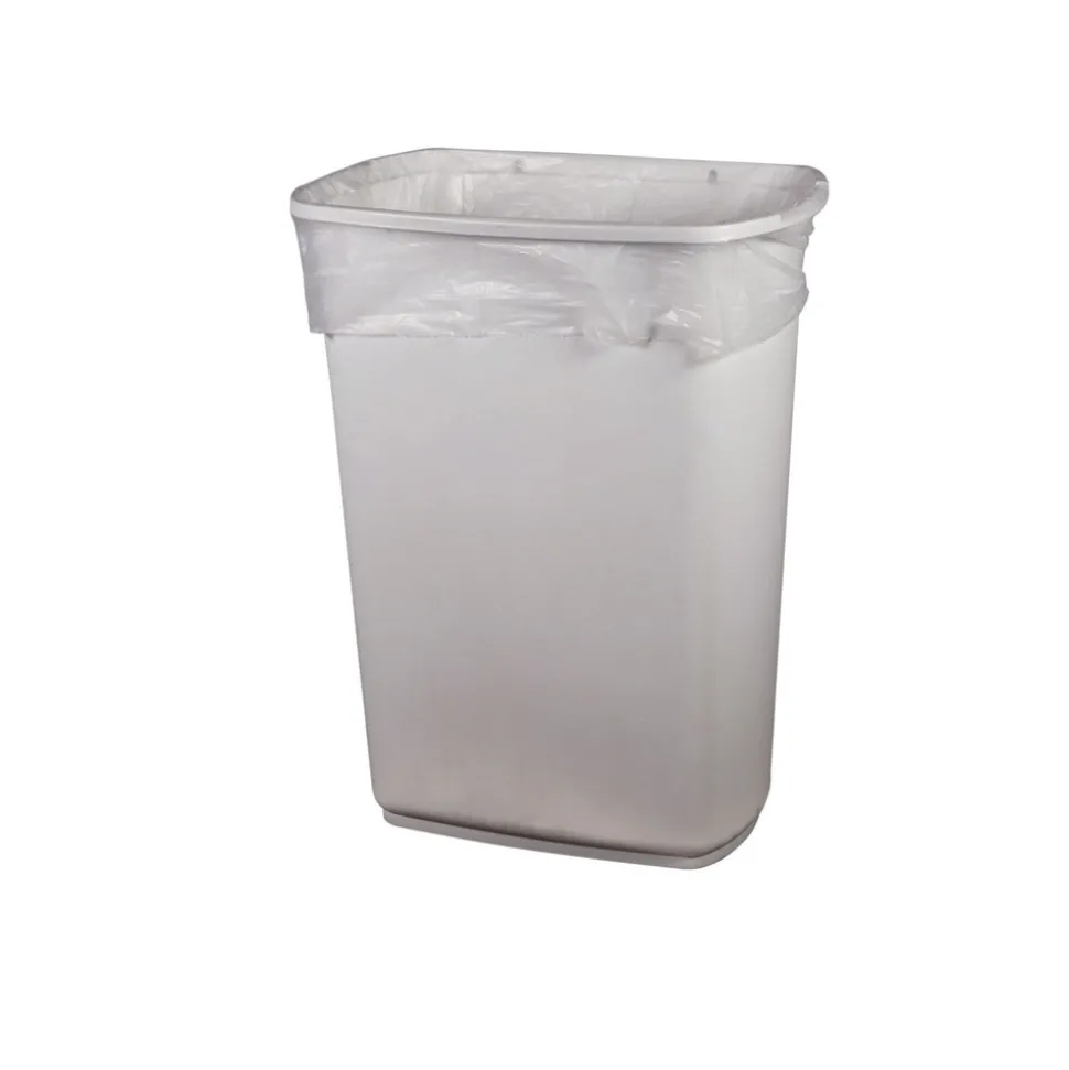 Heritage 24 in. x 32 in. 16 gal. 0.7 mil Linear Low-Density Can Liners - Clear (500/Carton)