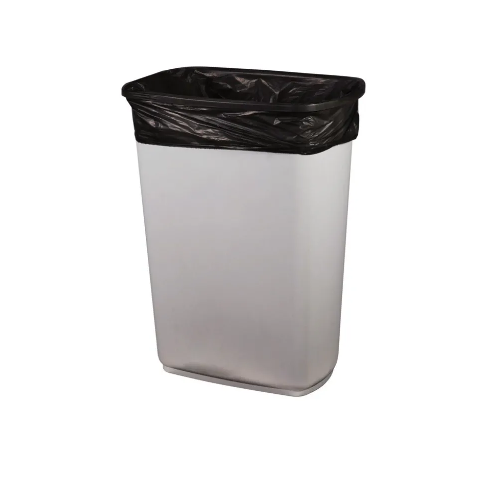 Heritage 33 in. x 39 in. 33 gal. 2 mil Low-Density Repro Can Liner - Black (100/Carton)