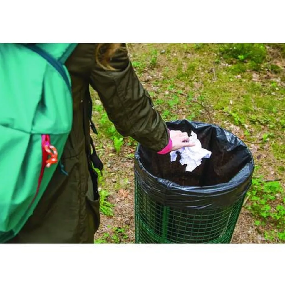 Heritage 43 in. x 47 in. 56 Gallon 2 mil Reprocessed Resin Can Liners - Black (100/Carton)