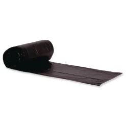 Heritage Low Density 45 Gallon 40 in. x 46 in. Repro Can Liners - Black (5 Rolls/Carton)