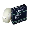 Highland 0.75 in. x 36 yds 1 in. Core Invisible Permanent Mending Tape - Clear (1-Roll)