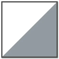 Hirsh Industries 60 in. x 30 in. x 29.5 in. Left and Right-Hand Pedestals Box/File Drawer Format Teachers Pedestal Desks - White/Platinum