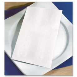 Hoffmaster 15 in. x 17 in. 2-Ply Dinner Napkins - White (4 Packs/Carton)