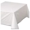Hoffmaster 72 in. x 72 in. Tissue/Poly Tablecovers - White (25/Carton)