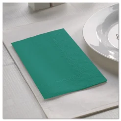 Hoffmaster Dinner Napkins 2-Ply 15 x 17 Teal (1000/Carton)
