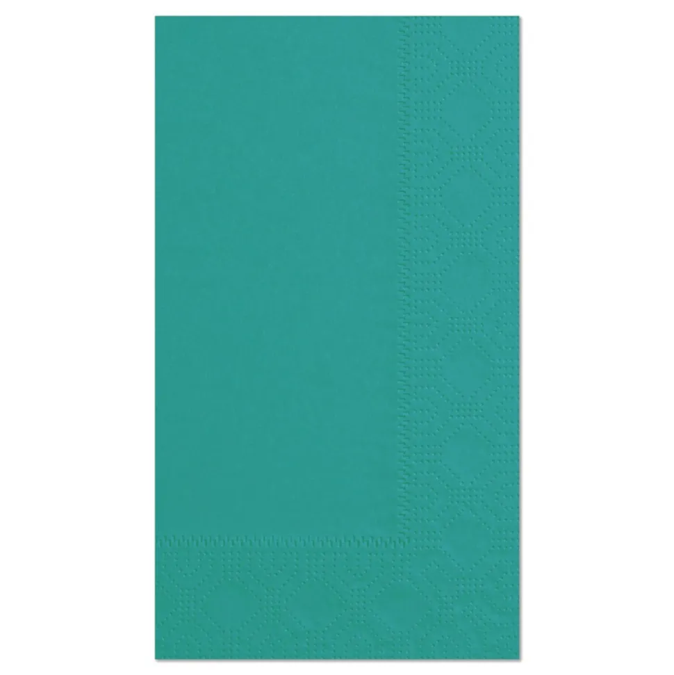 Hoffmaster Dinner Napkins 2-Ply 15 x 17 Teal (1000/Carton)