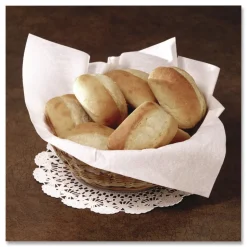 Hoffmaster Linen-Like 16 in. x 16 in. Flat Pack Dinner Napkins - White (1000/Carton)