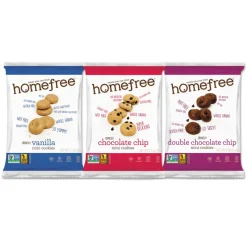 Homefree 1.1 oz/0.95 oz/1.1 oz Gluten Free Mini Cookies Variety Pack (180/Carton)