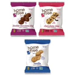 Homefree 1.1 oz/0.95 oz/1.1 oz Gluten Free Mini Cookies Variety Pack (180/Carton)