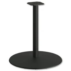 HON 29 in. High Between Round Disc Base for 30 in. Table Tops - Black Mica