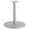 HON 27.79 in. High Between Round Disc Base for 30 in. Table Tops - Textured Silver