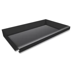 HON 24.75 in. W x 14.75 in. D x 3 in. H Center Drawer with Core Removable Locks - Charcoal