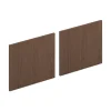 HON 17.86 in. x 14.82 in. Mod Laminate Doors for 72 in. Mod Desk Hutch - Sepia Walnut (2/Carton)