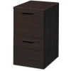 HON 15.75 in. x 22.75 in. x 28 in. 10500 Series 2-Drawers: Box/Box/File Legal/Letter Mobile Pedestal File - Mahogany