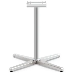 HON 32 in. x 32 in. x 28 in. Arrange X-Leg Base for 42 in. to 48 in. Tops - Silver
