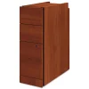 HON 9.5 in. x 22.75 in. x 28 in. 3-Drawers: Box/Box/File Legal/Letter Narrow Pedestal - Cognac