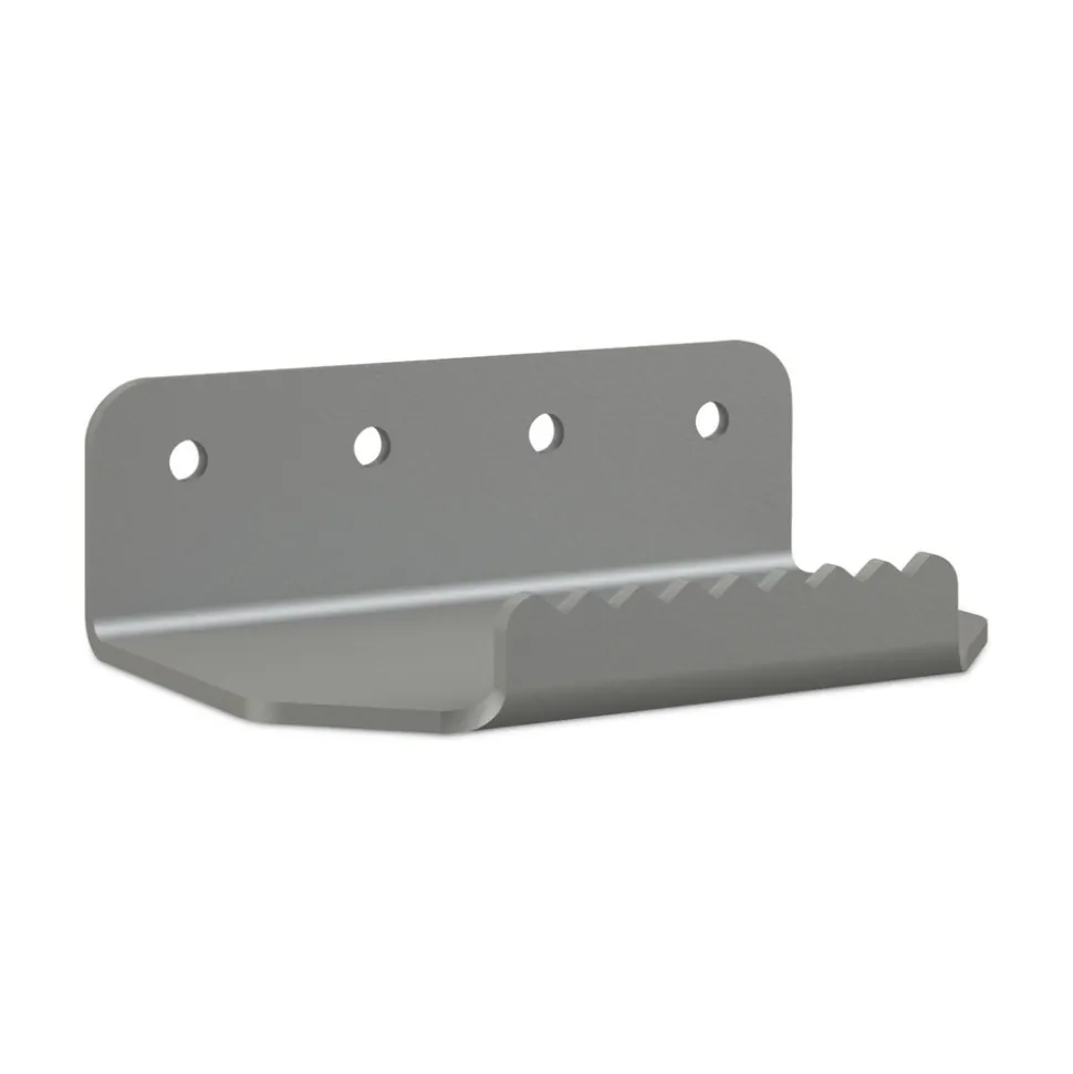 HON 5 in. x 3.75 in. x 1.5 in. Hands-Free Door Foot-Pull - Titanium (5/Carton)