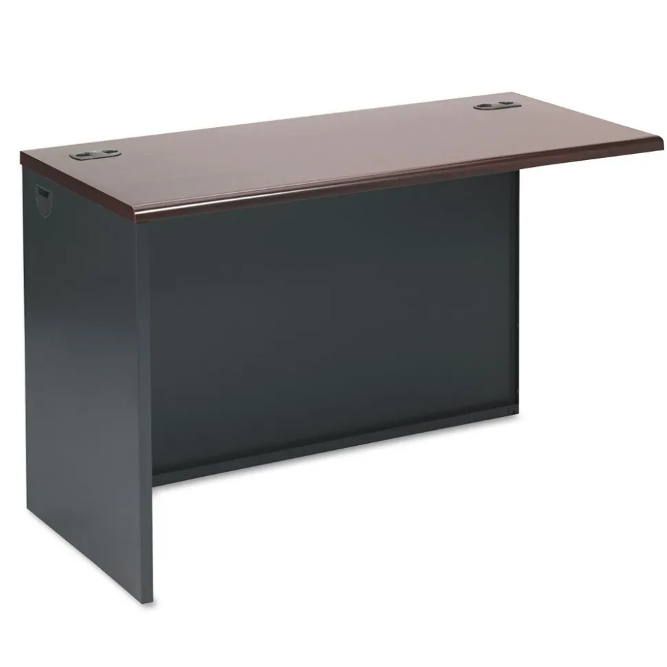 HON 38000 Series 48 in. x 24 in. x 29.5 Left Return Shell - Mahogany/Charcoal