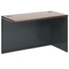 HON 38000 Series 48 in. x 24 in. x 29.5 in. Right Return Shell - Mahogany/Charcoal