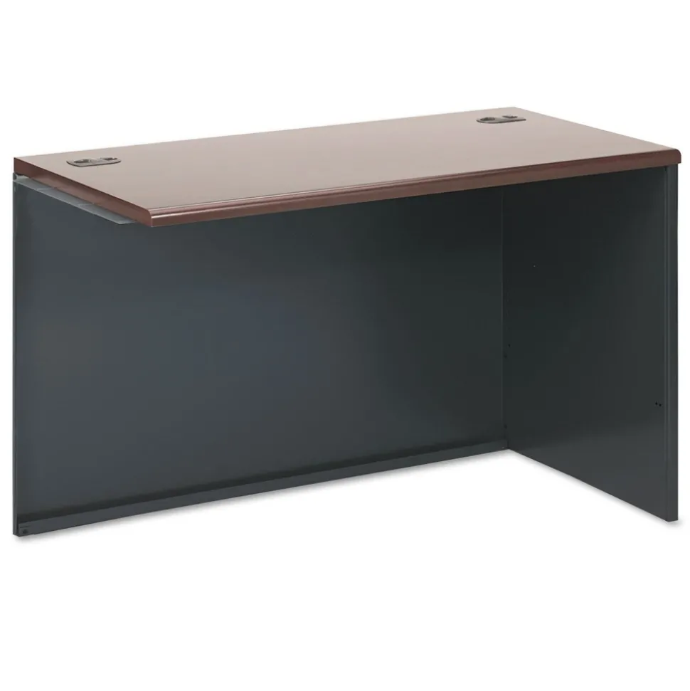 HON 38000 Series 48 in. x 24 in. x 29.5 in. Right Return Shell - Mahogany/Charcoal