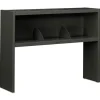 HON 38000 Series 48w x 13.5d x 34.75h Stack On Open Shelf Hutch - Charcoal