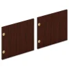 HON 17.87 x 14.83 Pair of Mod Laminate Doors for 72 in. W Mod Desk Hutch - Traditional Mahogany (2/Carton)