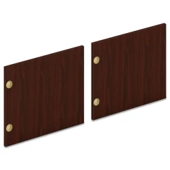 HON 17.87 x 14.83 Pair of Mod Laminate Doors for 72 in. W Mod Desk Hutch - Traditional Mahogany (2/Carton)