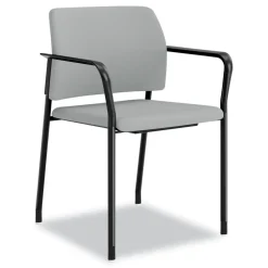 HON Accommodate Series 23.5 in. x 22.25 in. x 32 in. Guest Chair with Arms - Flint Seat/Back/Charblack Legs (2/Carton)