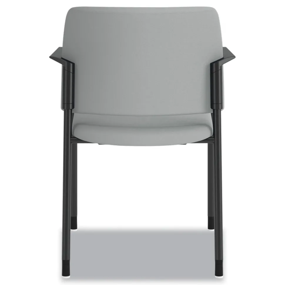 HON Accommodate Series 23.5 in. x 22.25 in. x 32 in. Guest Chair with Arms - Flint Seat/Back/Charblack Legs (2/Carton)