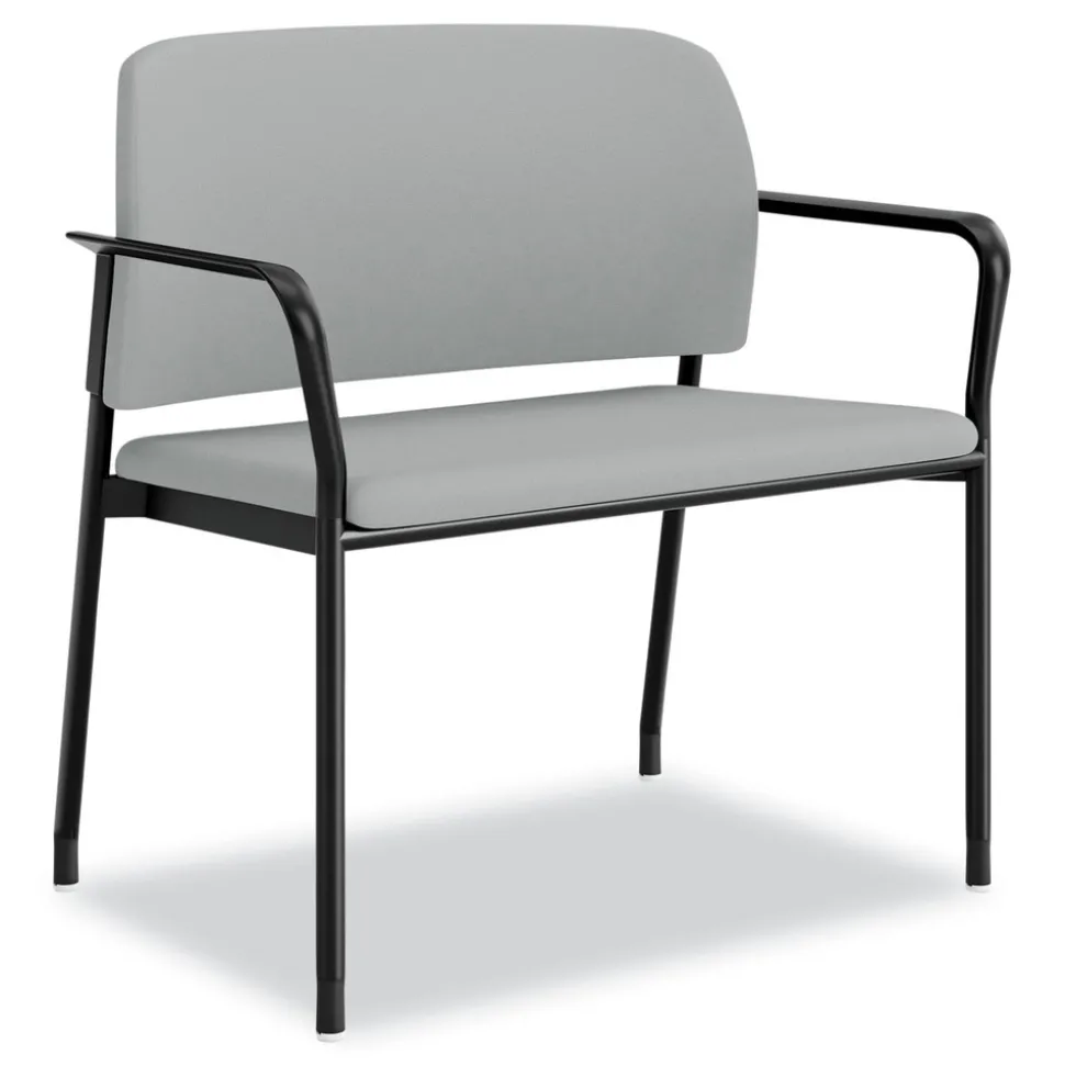 HON Accommodate Series 33.5 in. x 21.5 in. x 32.5 in. Bariatric Chair with Arms - Flint Seat/Back, Charblack Legs