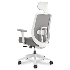 HON Altern Mesh Back Task Chair, 17.95 to 21.1 Seat Height, Gray Seat, Gray/White Back, White Base