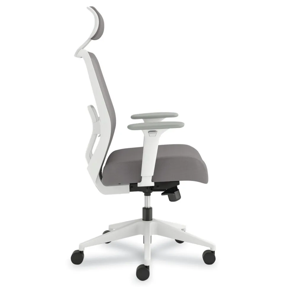 HON Altern Mesh Back Task Chair, 17.95 to 21.1 Seat Height, Gray Seat, Gray/White Back, White Base