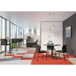 HON Between 36 in. Round Table Top - Steel Mesh/Charcoal